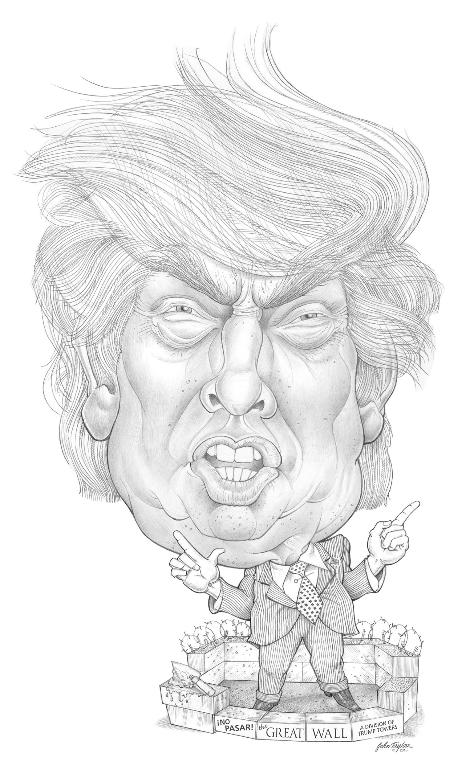 Donald Trump Caricature