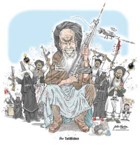 Tali-Biden Political Cartoon