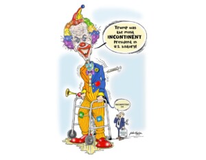 Biden Incontinent Clown