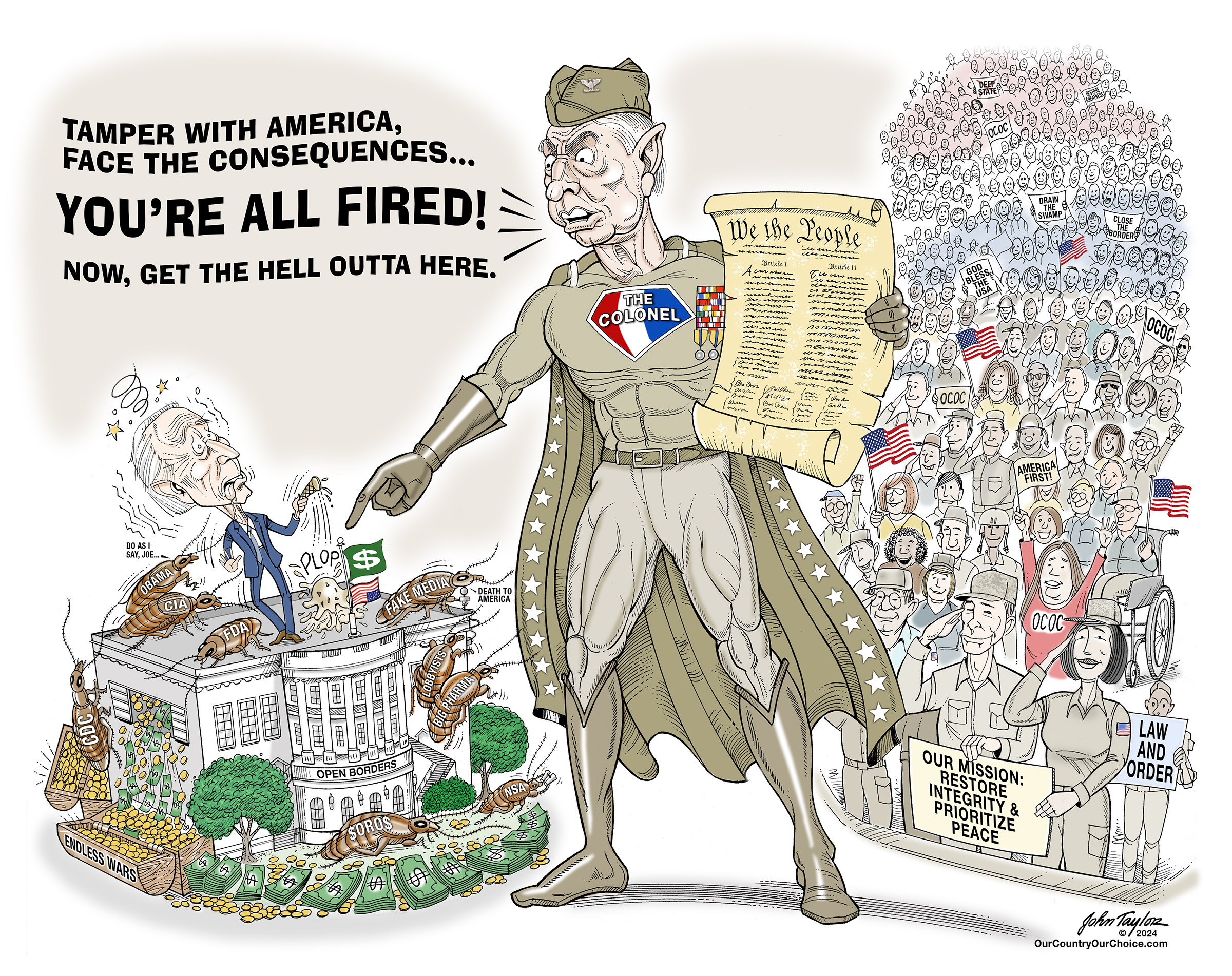 Colonel Macgregor Takes Back Country from Democrats