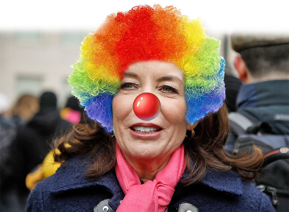 Democrat Clown Governor Kathy Hochul of New York