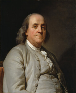 Portrait of Benjamin Franklin, 1785, by Joseph-Siffred Duplessis