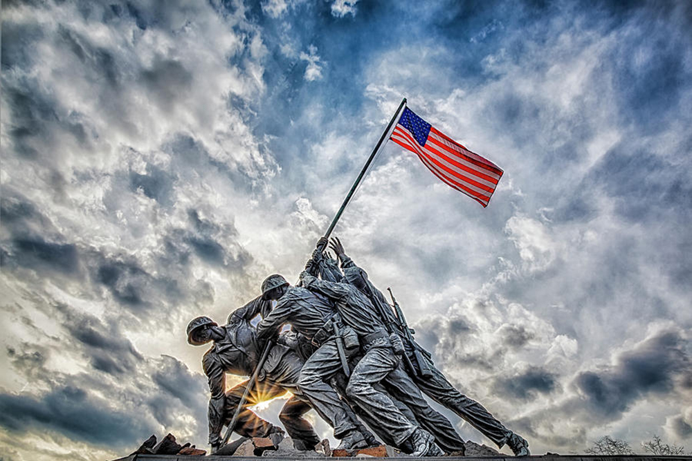 Iwo Jima Memorial, Arlington VA, by Susan Calendario
