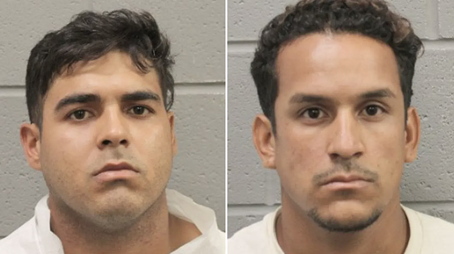 Venezuelan murderers of 12-year old girl, Johan Jose Martinez-Rangel (left) and Franklin Jose Pena Ramos.