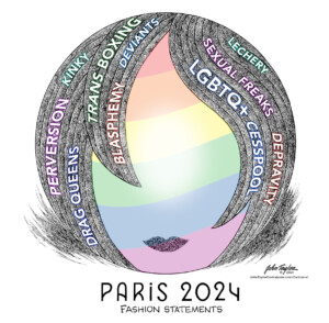 2024 Paris Olympics Gay Perversion Fashion Statements
