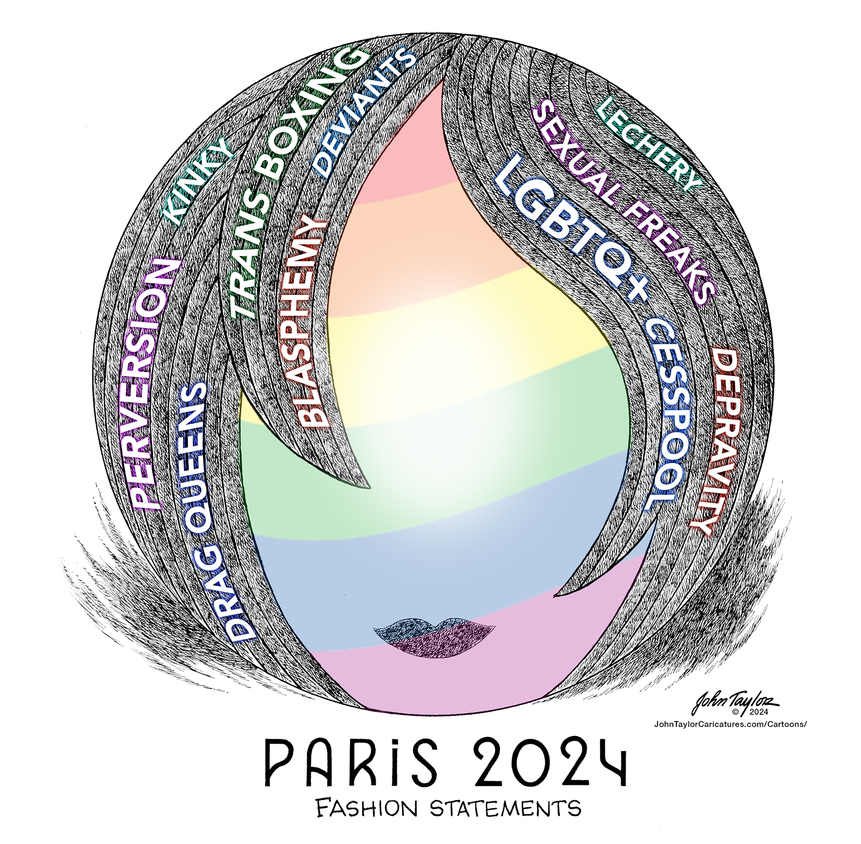 2024 Paris Olympics Gay Perversion Fashion Statements