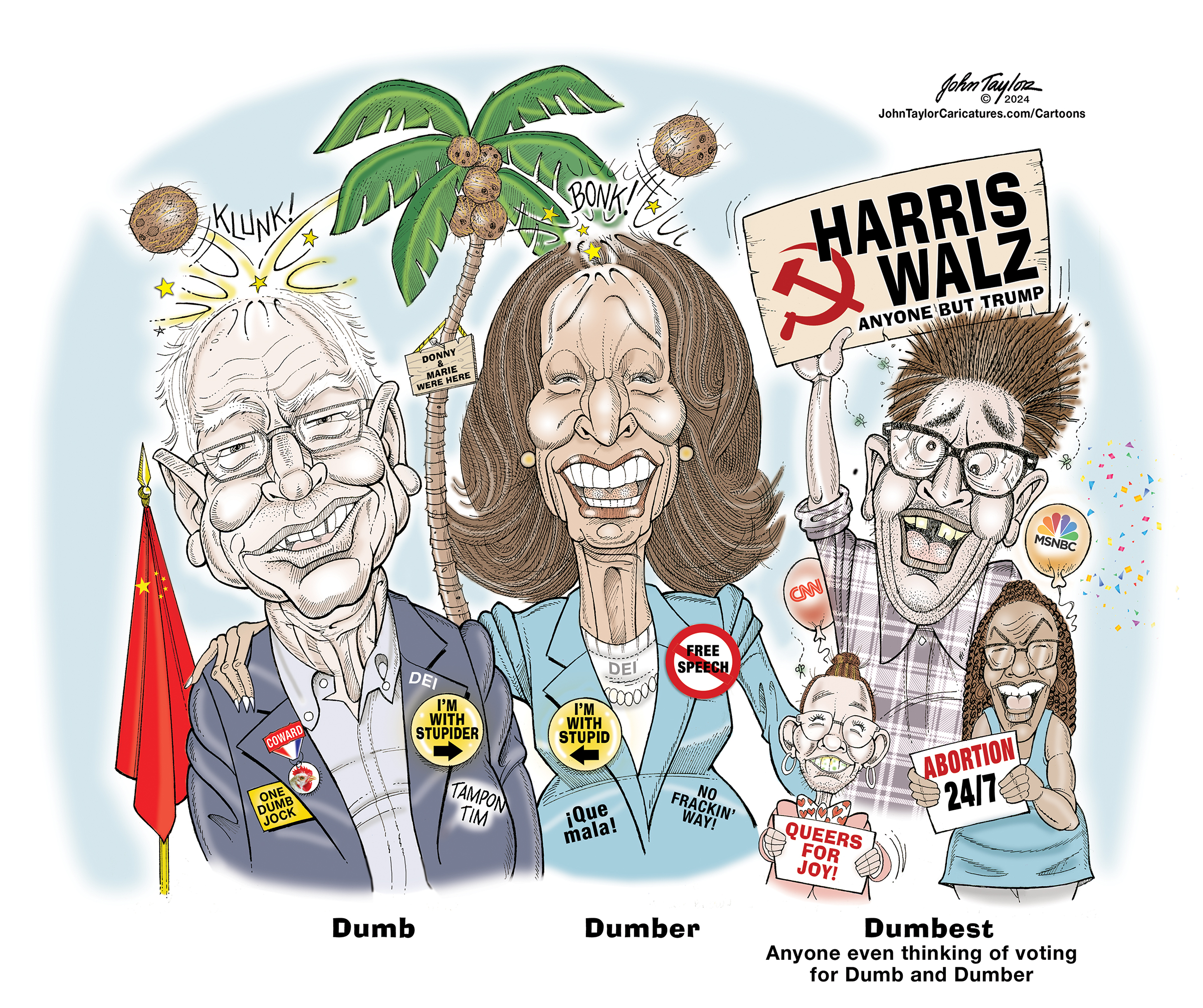 Kamala and Walz are useful idiots for Communism as well as anyone voting for them.