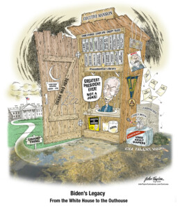 Joe Biden goes from the White House to the Outhouse - Biden's Legacy