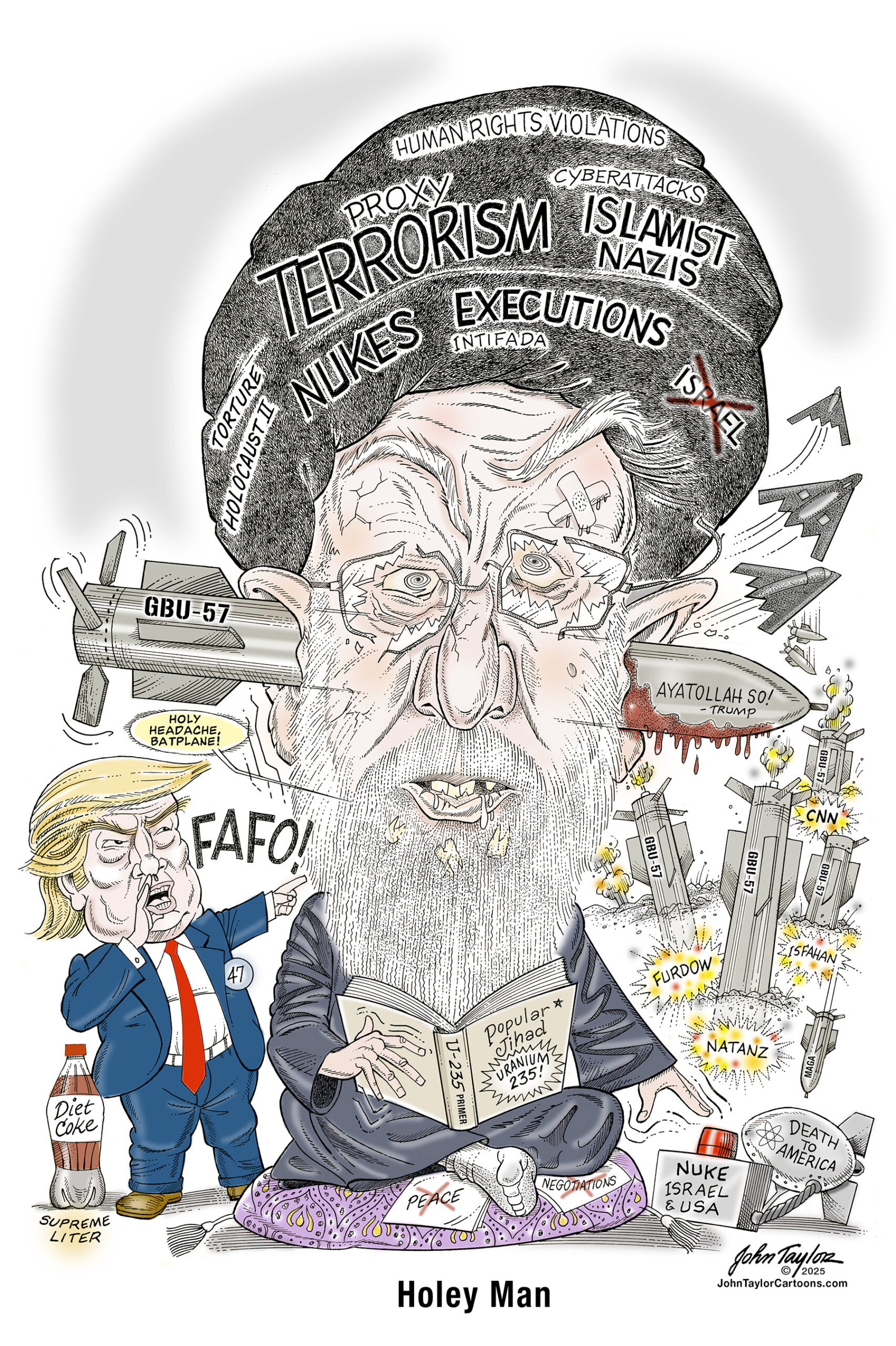 FAFO Ayatollah Ali Khamenei by John Taylor