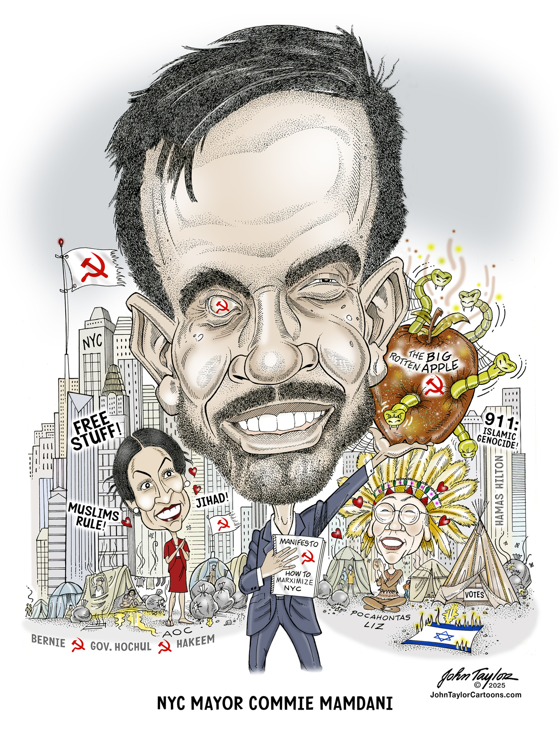 Zohran Mamdani, Radical Muslim and Communist Mayor of New York CIty