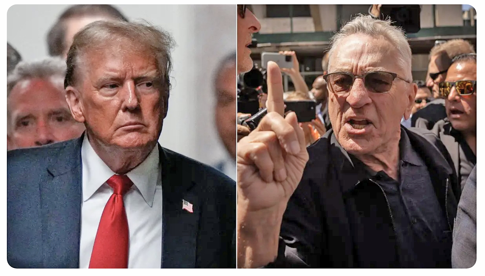 ROBERT DE NIRO, TRUMP HATER WITH FILTHY MOUTH